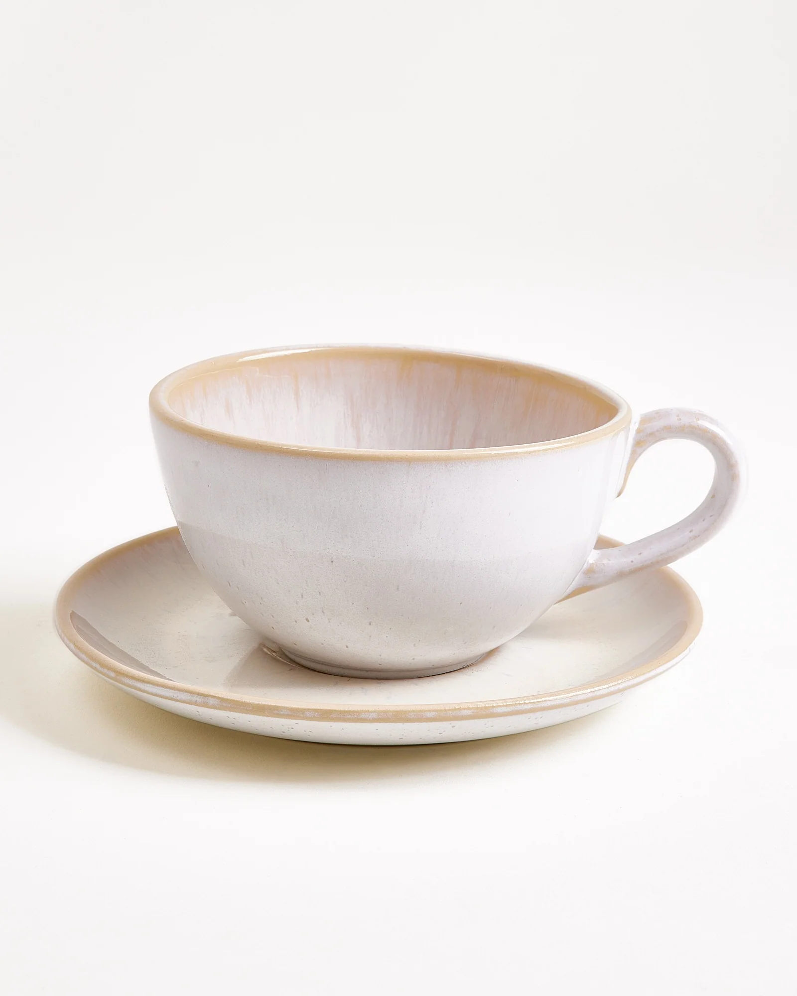 Areia Teetasse & Untertasse groß classic sand 6er-Set - Image 2