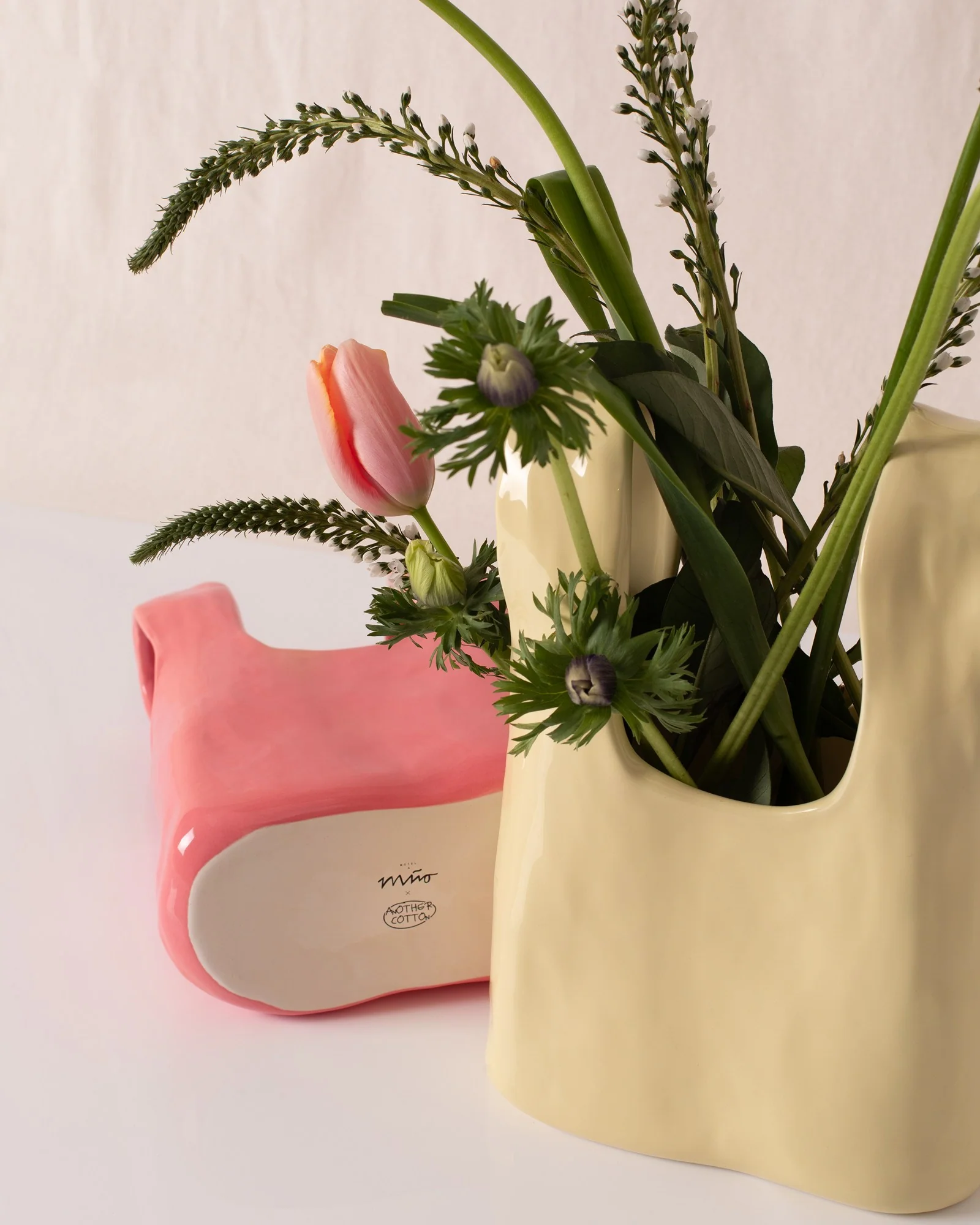 MaM x Another Cotton Lab Vase M gelb - Image 7