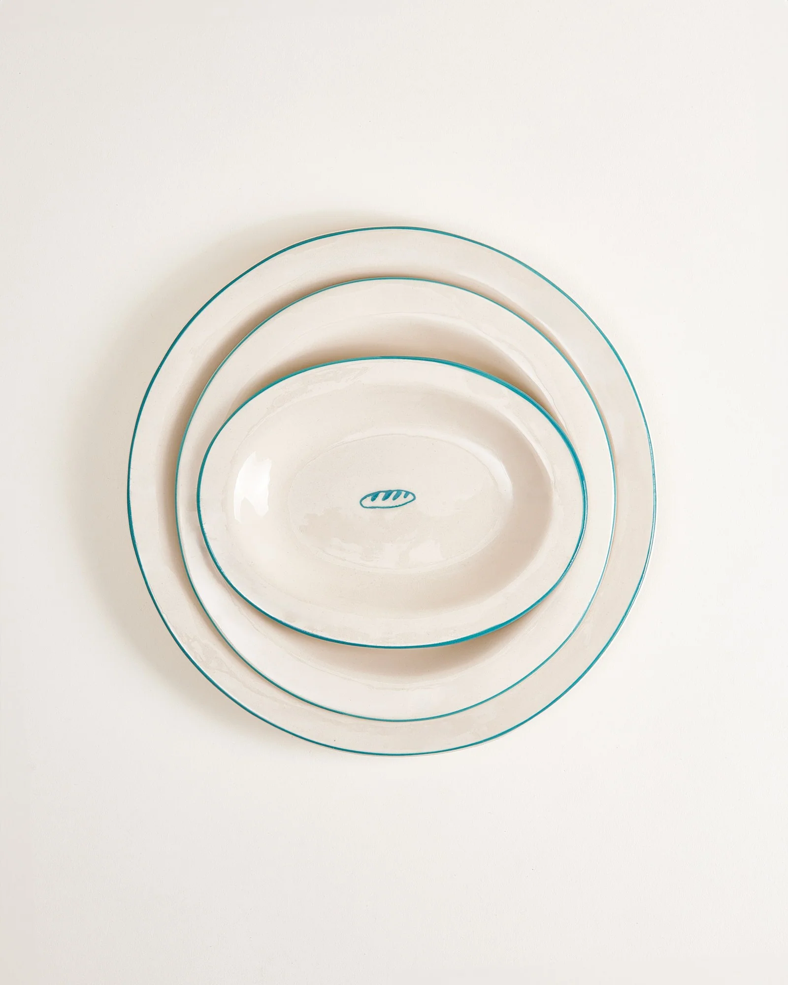MaM x Sabre Paris Teller-Set dunkelgrün 5-teilig - Image 3