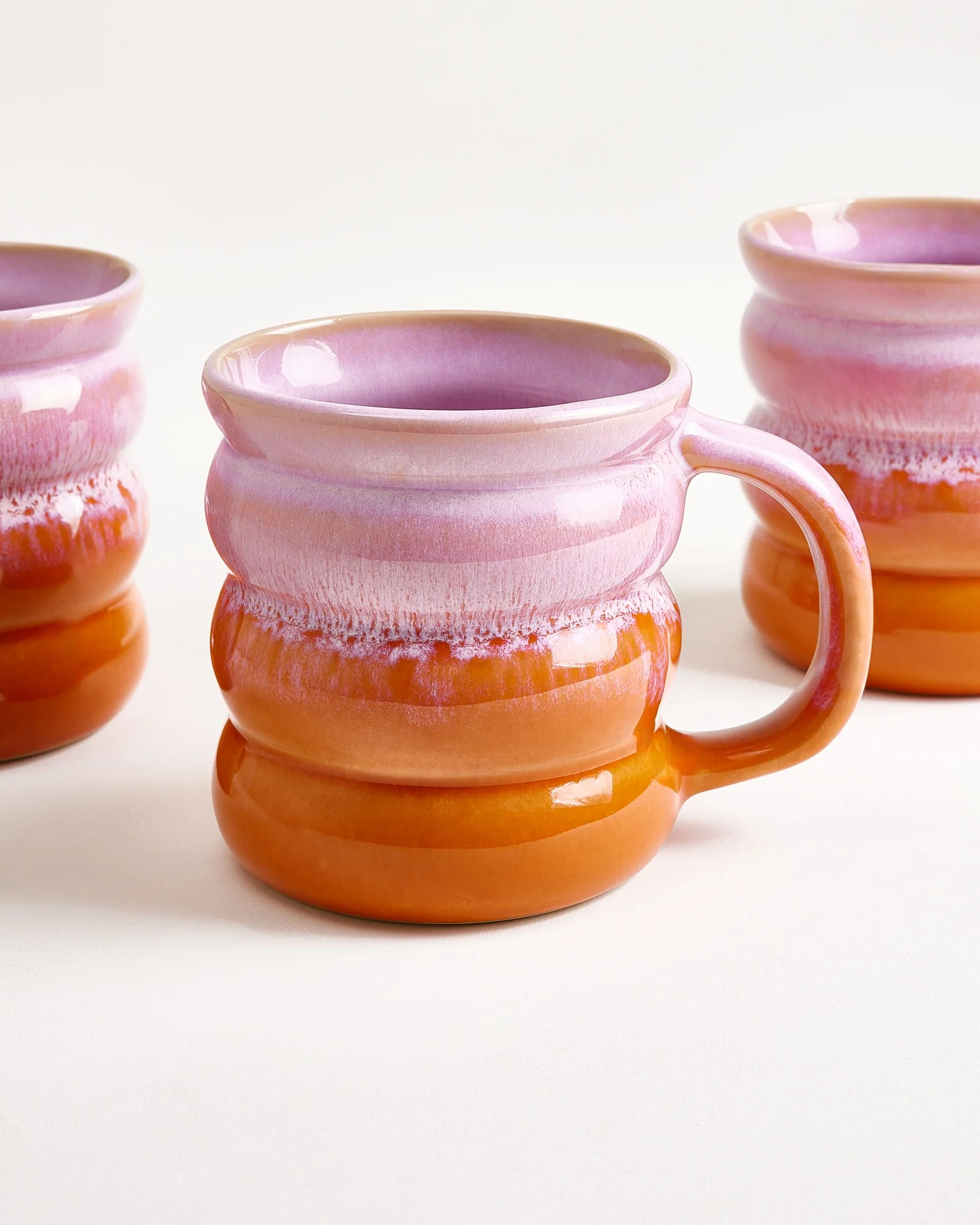 Ombra Tasse groß bubble rosa orange 6er-Set - Image 3