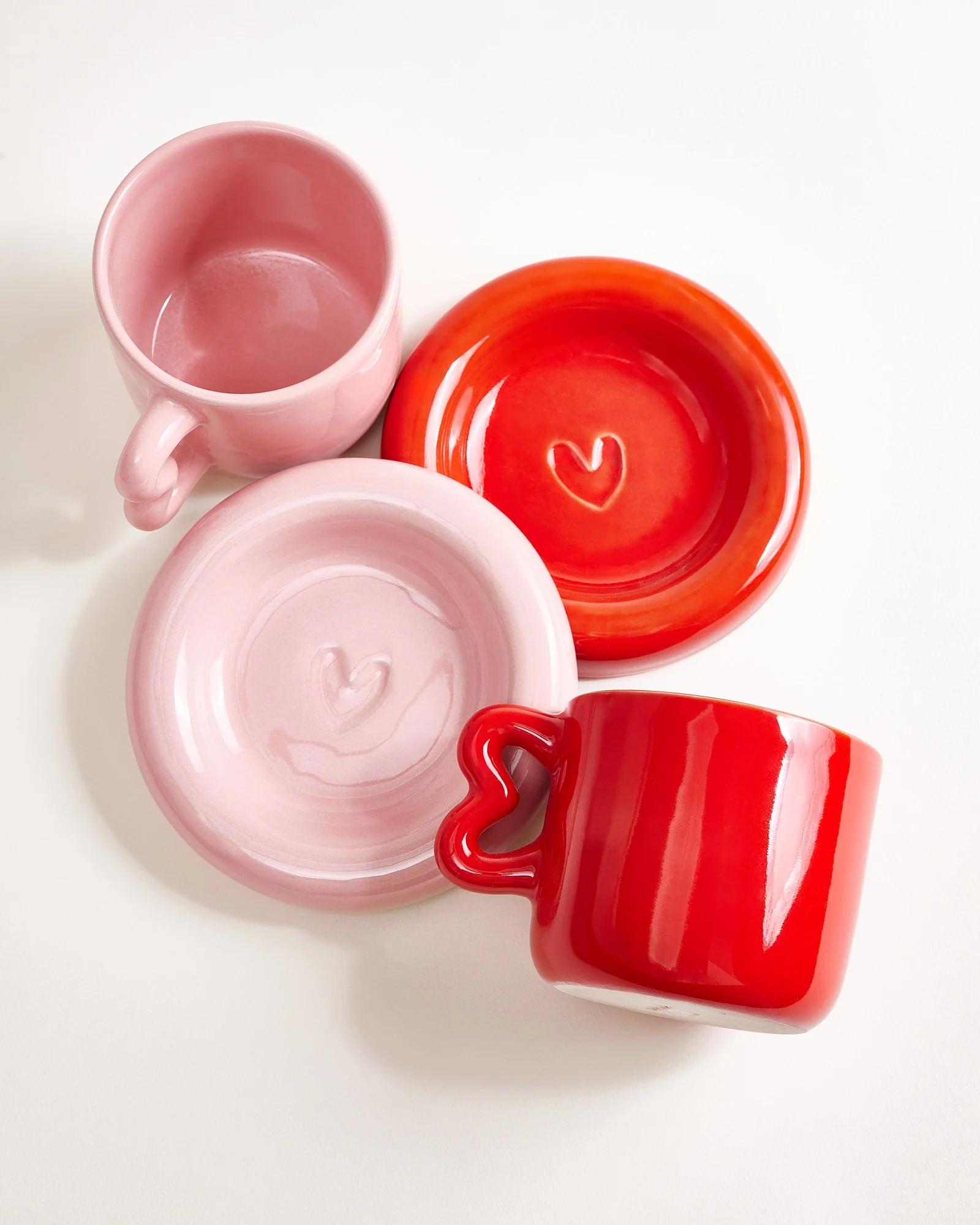 Seia Tasse & Untertasse Herz rosa rot - Image 2