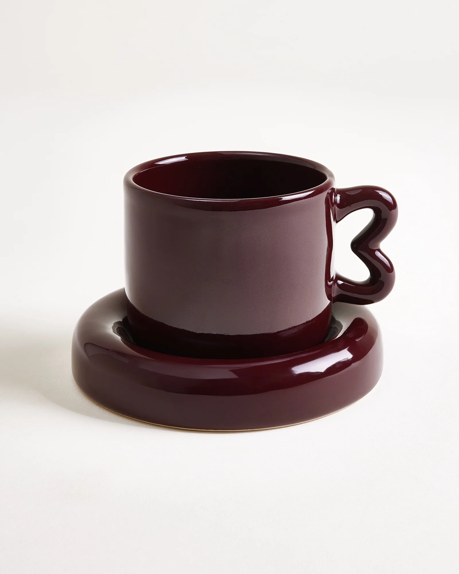 Seia Tasse & Untertasse Herz burgund - Image 4