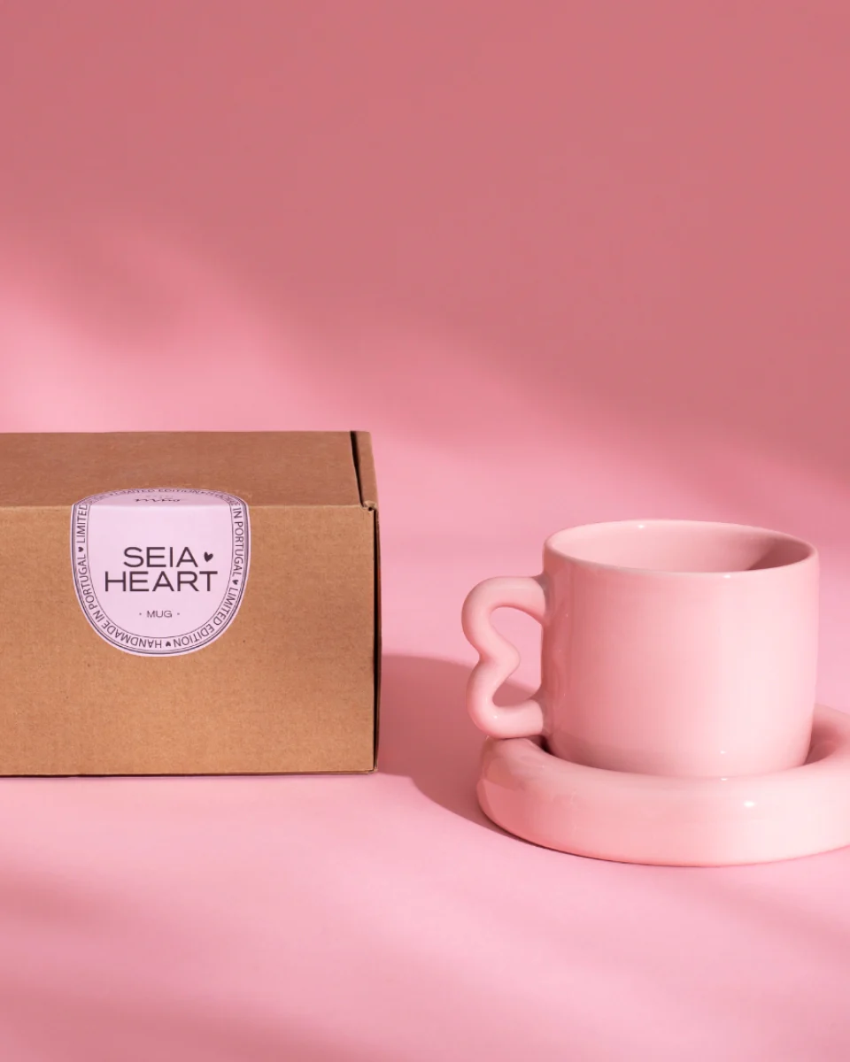 Seia Tasse & Untertasse Herz rosa - Image 2